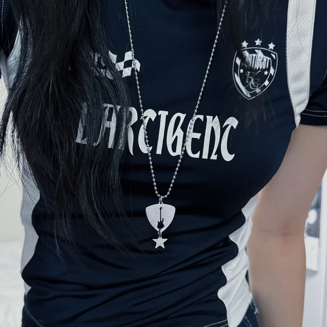 Guitar Pick Star Necklace 상품이미지2