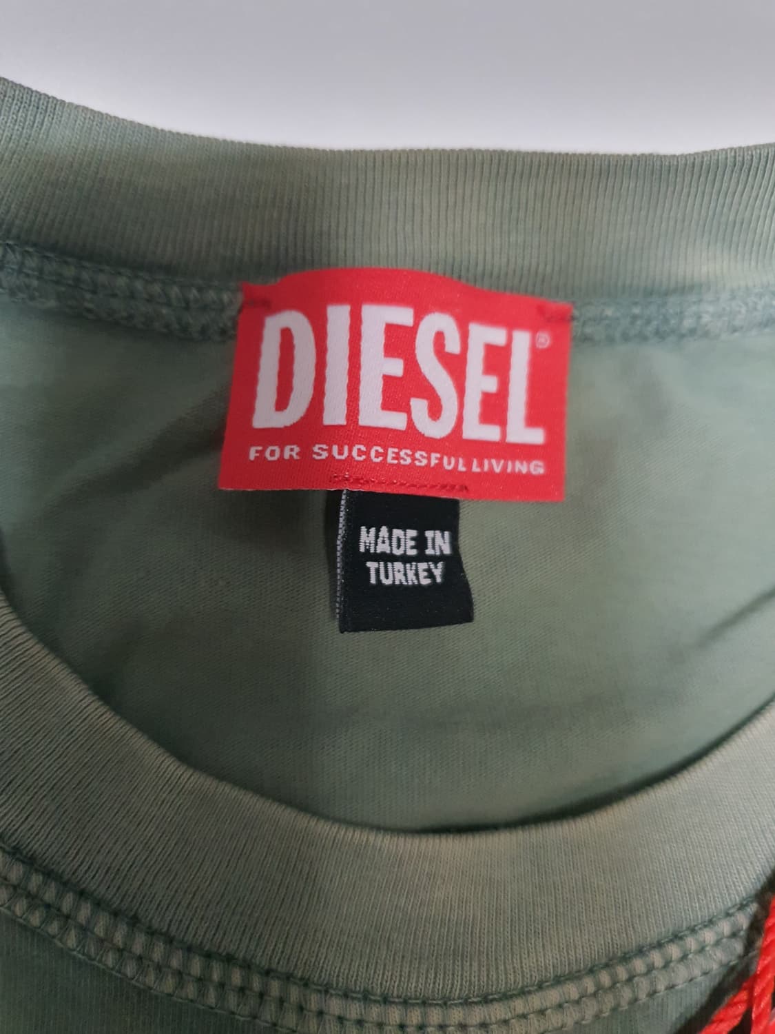 디젤 빈티지 워싱 반팔 티셔츠 새제품  상품이미지2