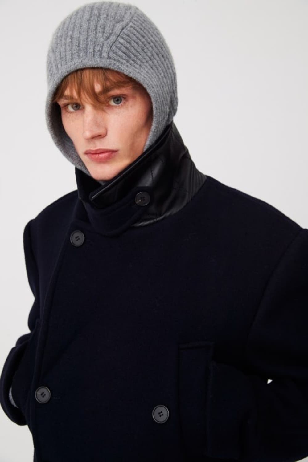 문선 2-way Double Pocket Pea Coat 상품이미지2