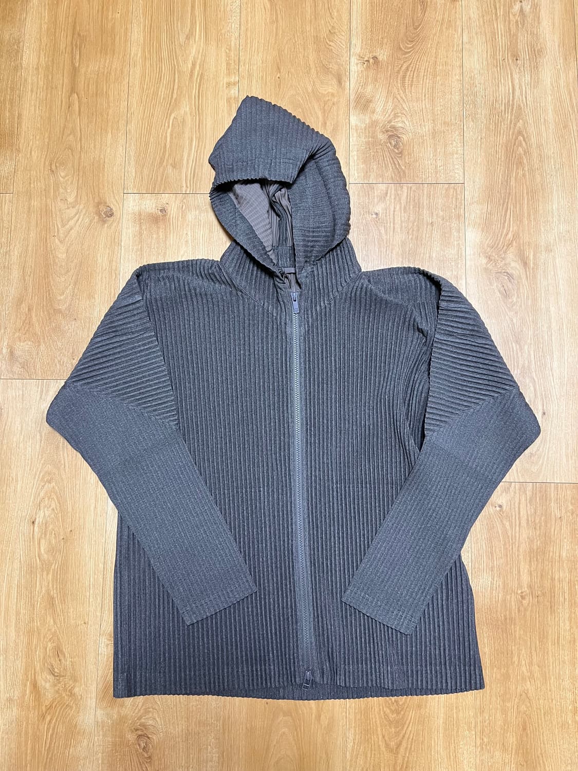 옴므플리세 후드집업 JL180 3사이즈 상품이미지1