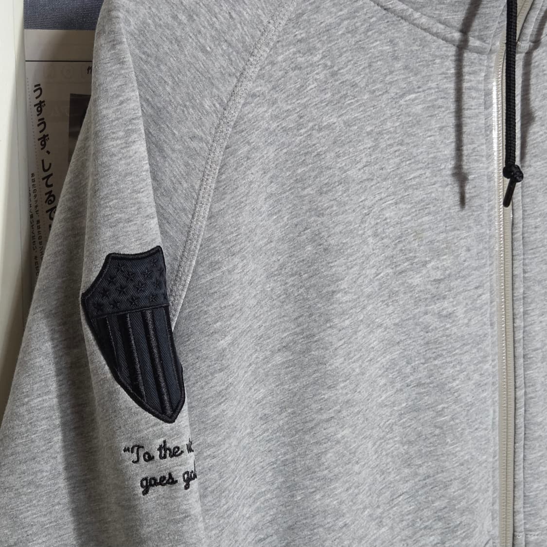 나이키 USA 자수 그레이 후드집업 상품이미지4