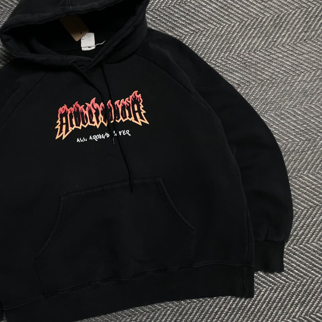 ACOVER 번 빅로고 박시핏 후드 티셔츠o 5366 상품이미지3