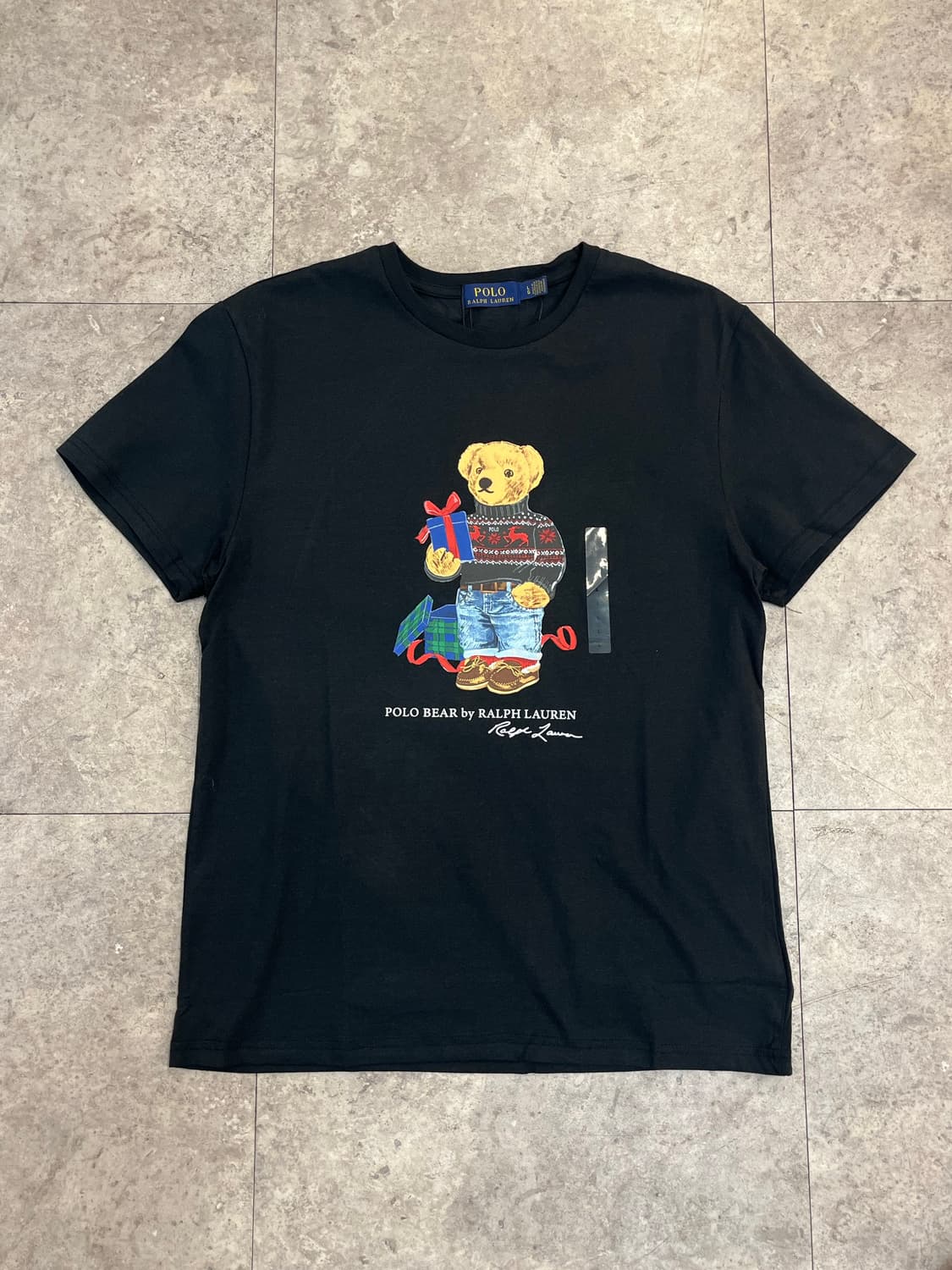 폴로 랄프로렌 베어 반팔티 블랙 L #csz3615 상품이미지5