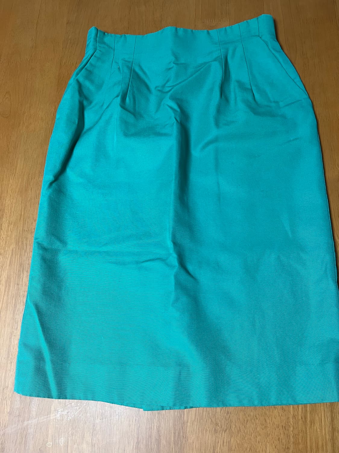 Christian Dior 크리스챤 디올 그린 H라인 하이웨이스트 스커트 상품이미지1