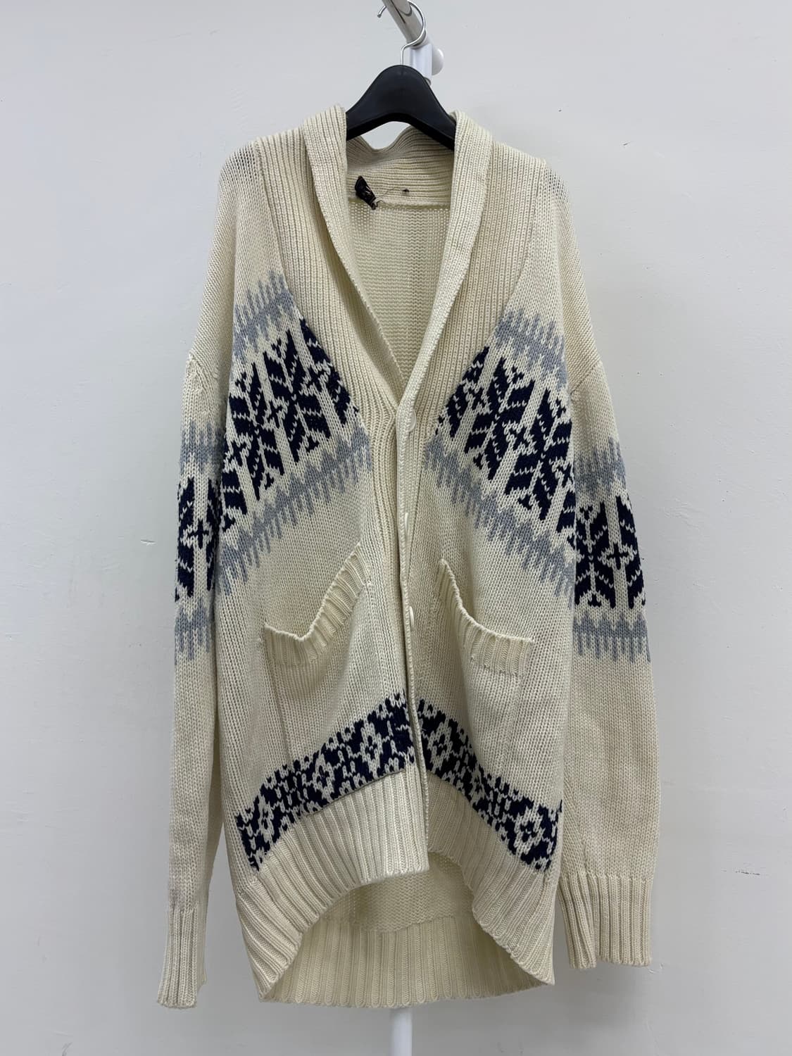 빈티지 아이보리 노르딕 가디건 상품이미지6