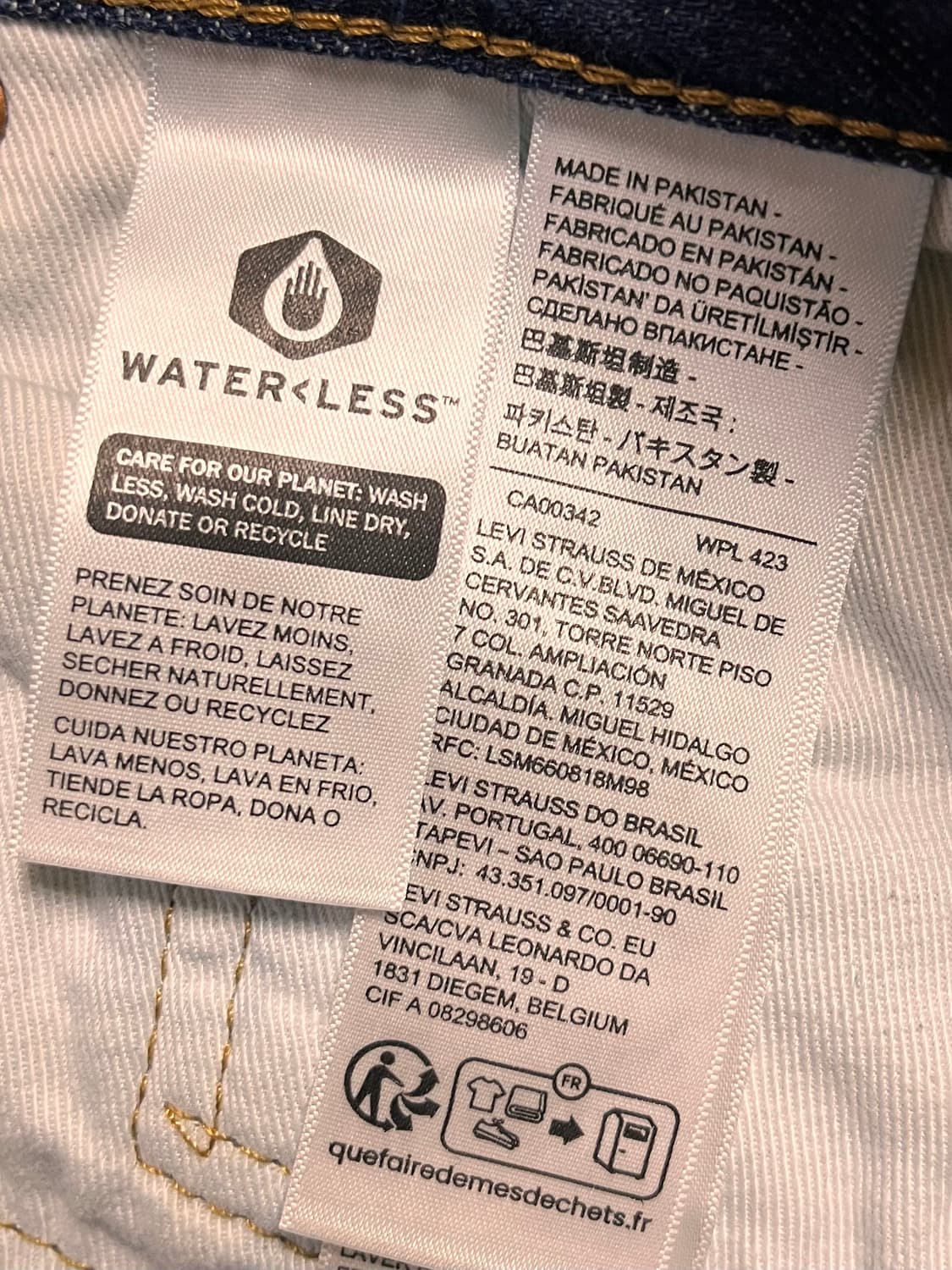 리바이스 568 빅E 데님팬츠 W34 L32 상품이미지5