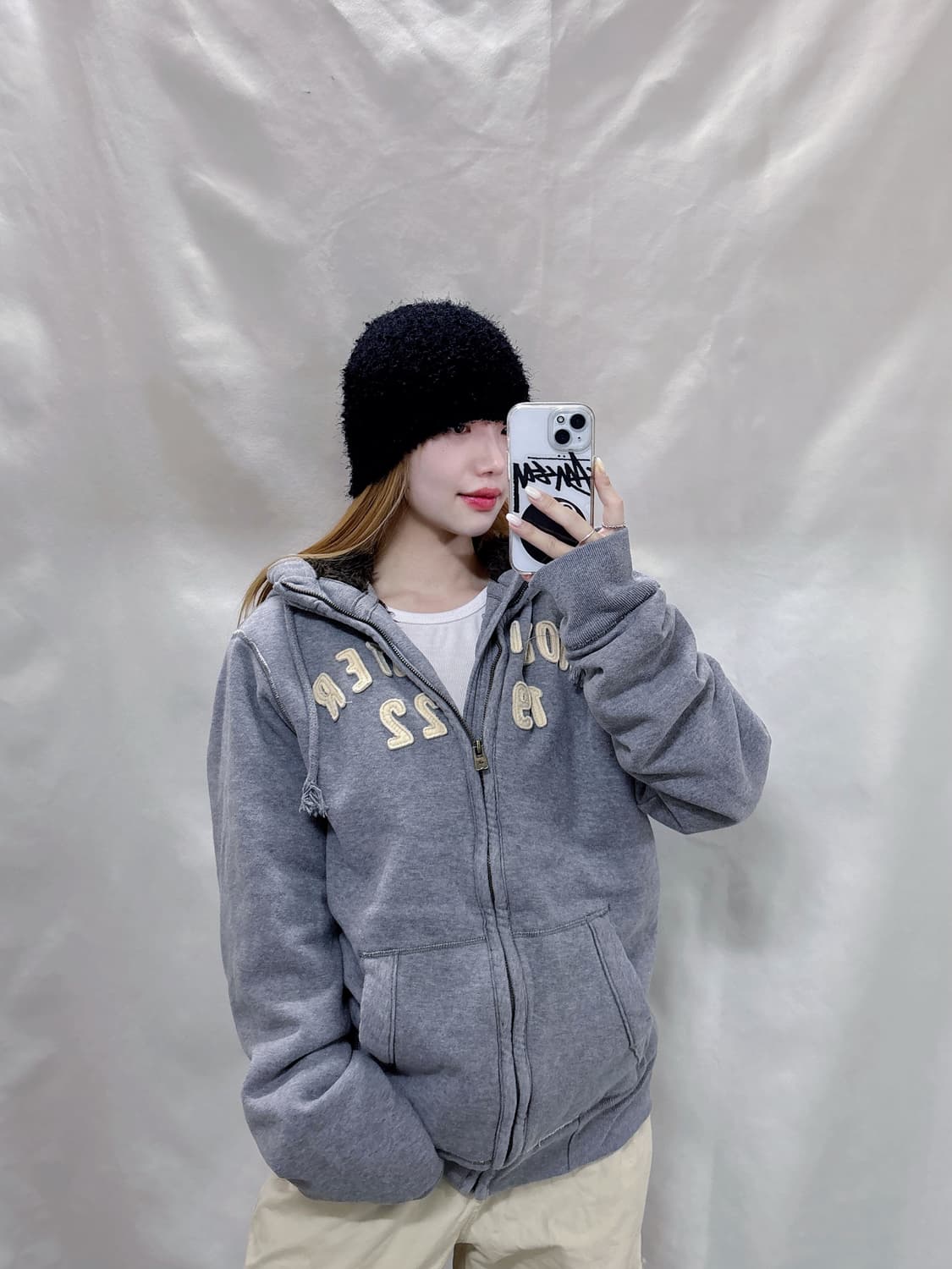 홀리스터 양털 후드집업  상품이미지3