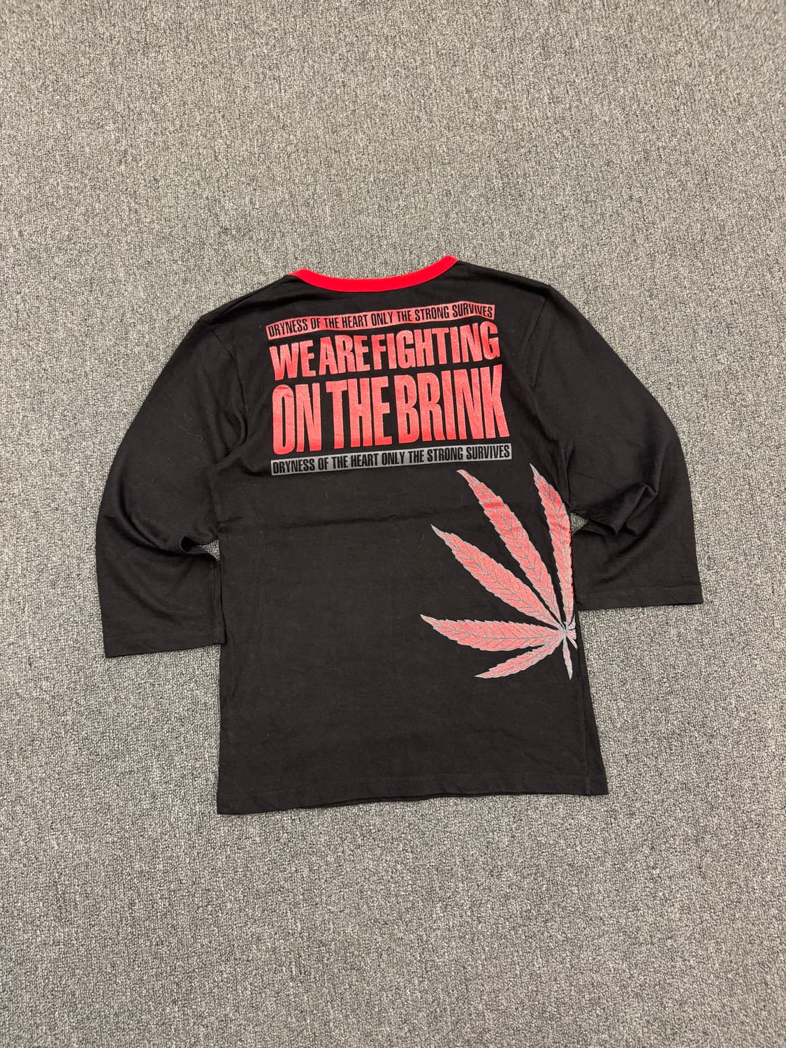 L)In The Attic 빈티지 프린팅 여성 칠부 티셔츠 상품이미지4