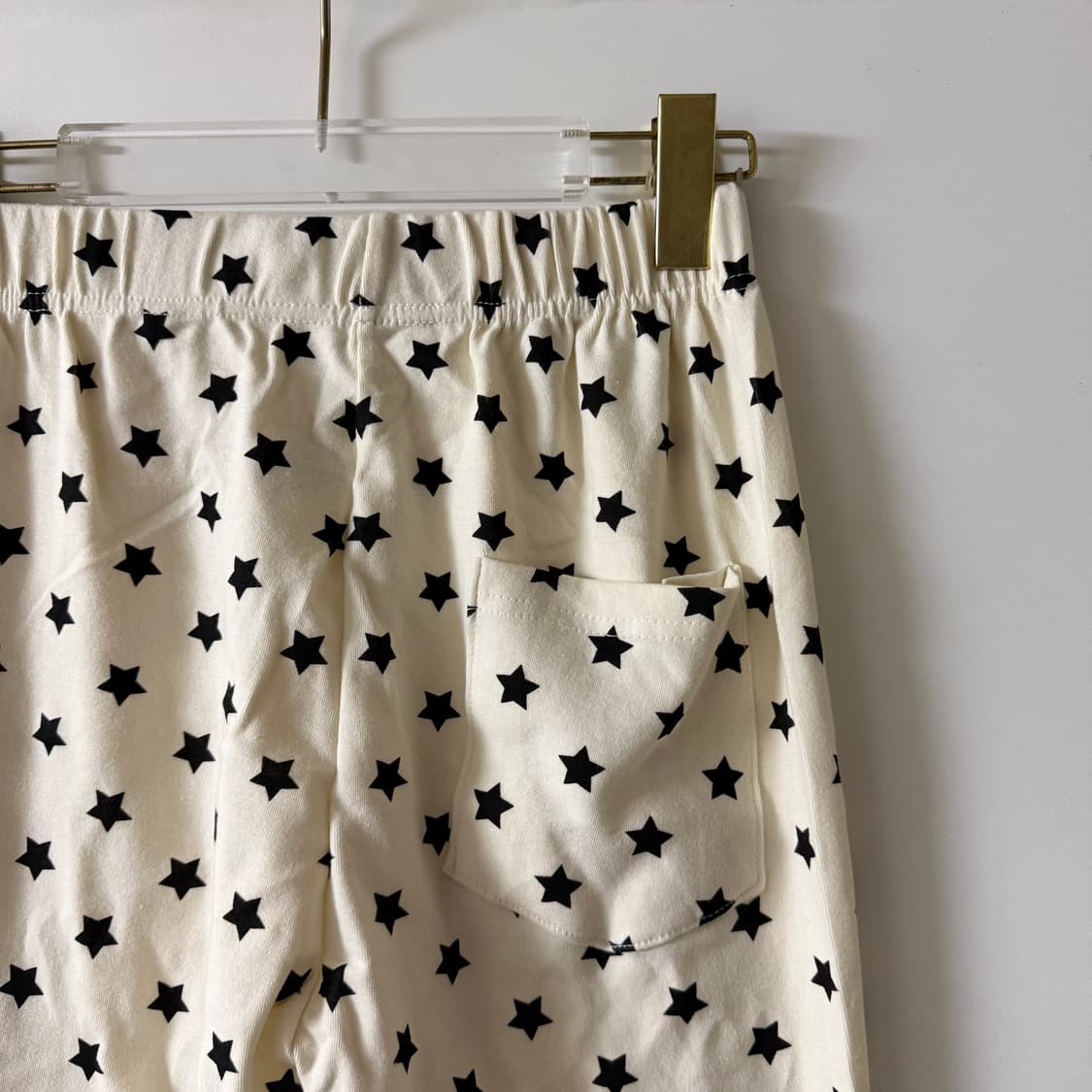 새상품 여자 별 부츠컷 츄리닝 바지 (아이보리) 상품이미지5