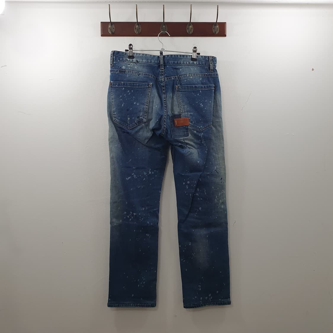 32 디스퀘어드2 남성 패치워크 빈티지 워싱 청바지 팬츠 상품이미지5
