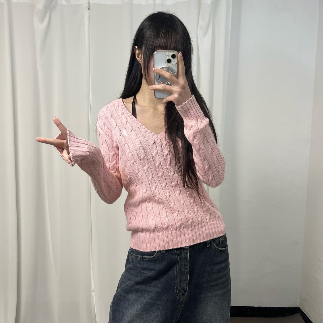 Polo Ralph Lauren Pink Cable Knit 상품이미지2