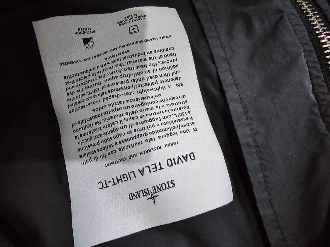 [정품] 스톤아일랜드 다비드 텔라 라이트 자켓 95 / M 상품이미지7