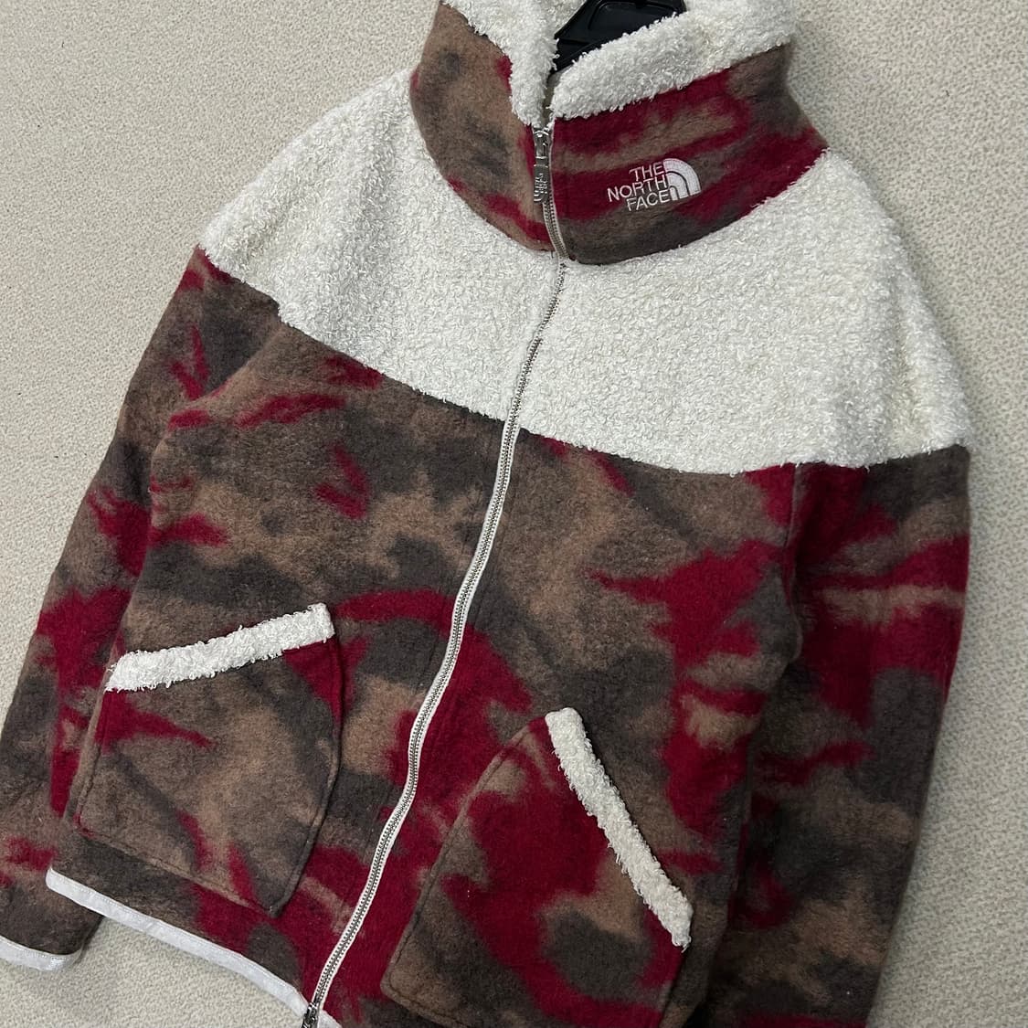 (L) 노스페이스 퍼플라벨 카모 플리스 집업  상품이미지3