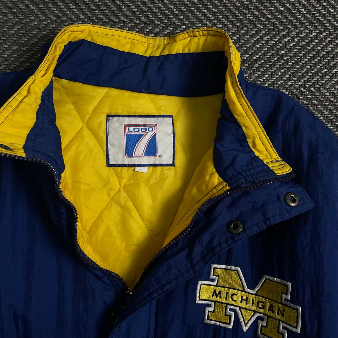 90s 올드스쿨 USA 미시건 컬리지 점퍼o 4590 상품이미지7