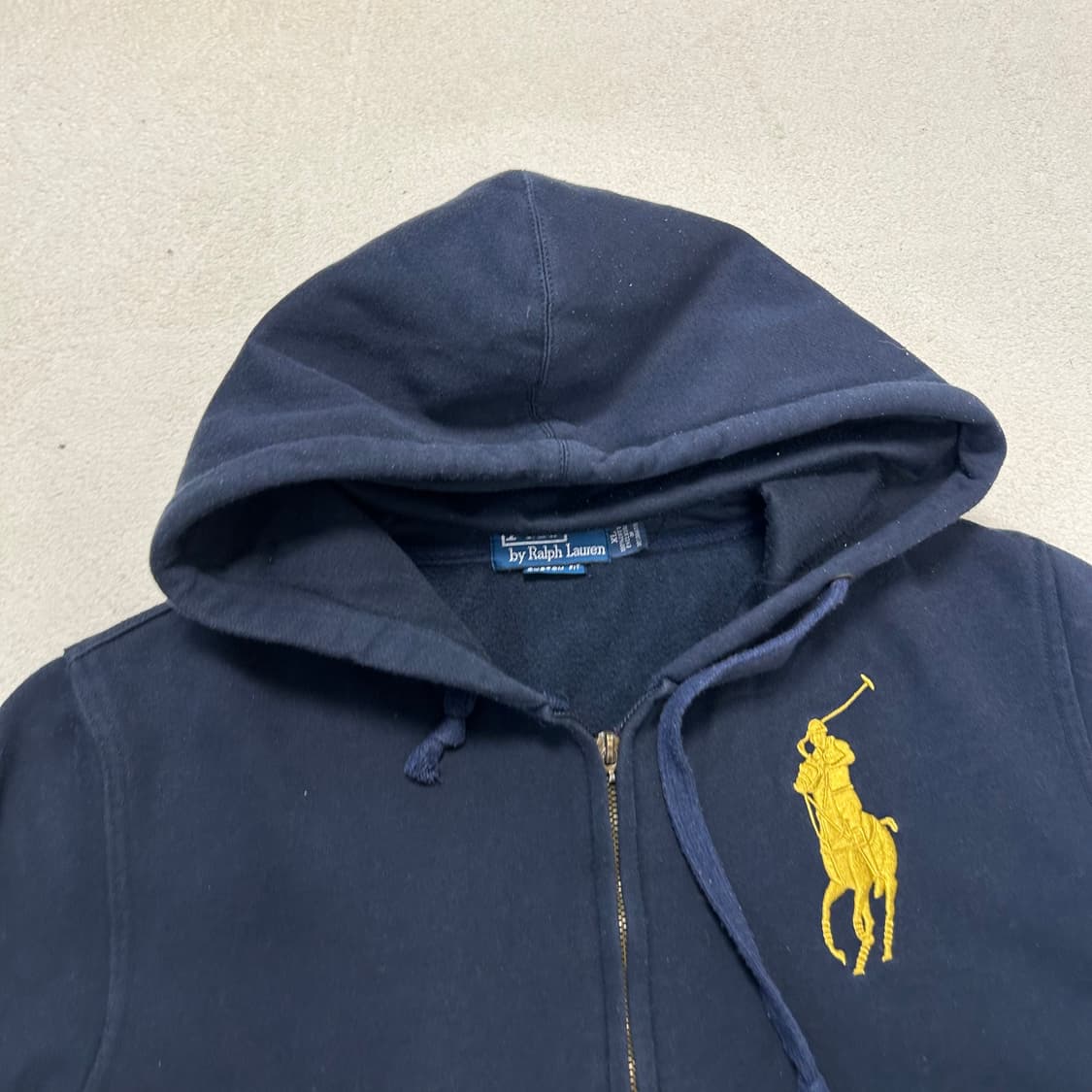 Polo Big Pony Navy Hood Zip-up 상품이미지5