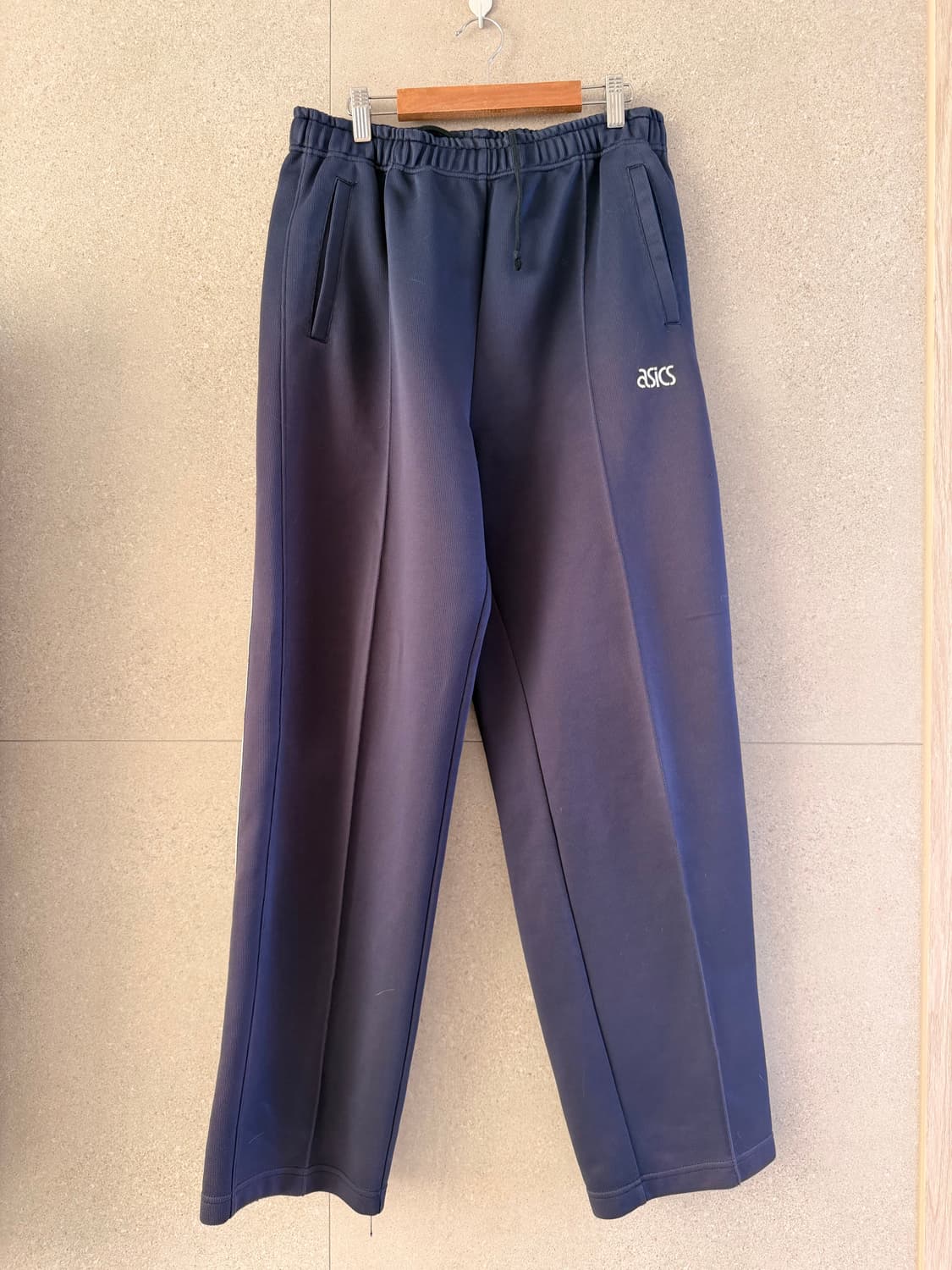아식스 남자 츄리닝 바지 네이비 핏이예뻐요 상품이미지1