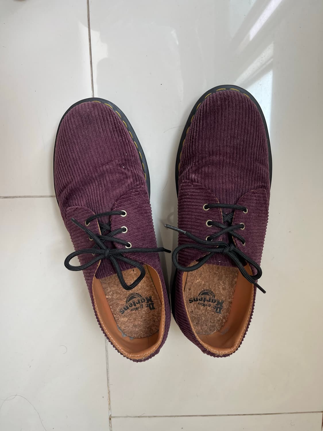 닥터마틴 1461 코듀로이 퍼플 상품이미지1