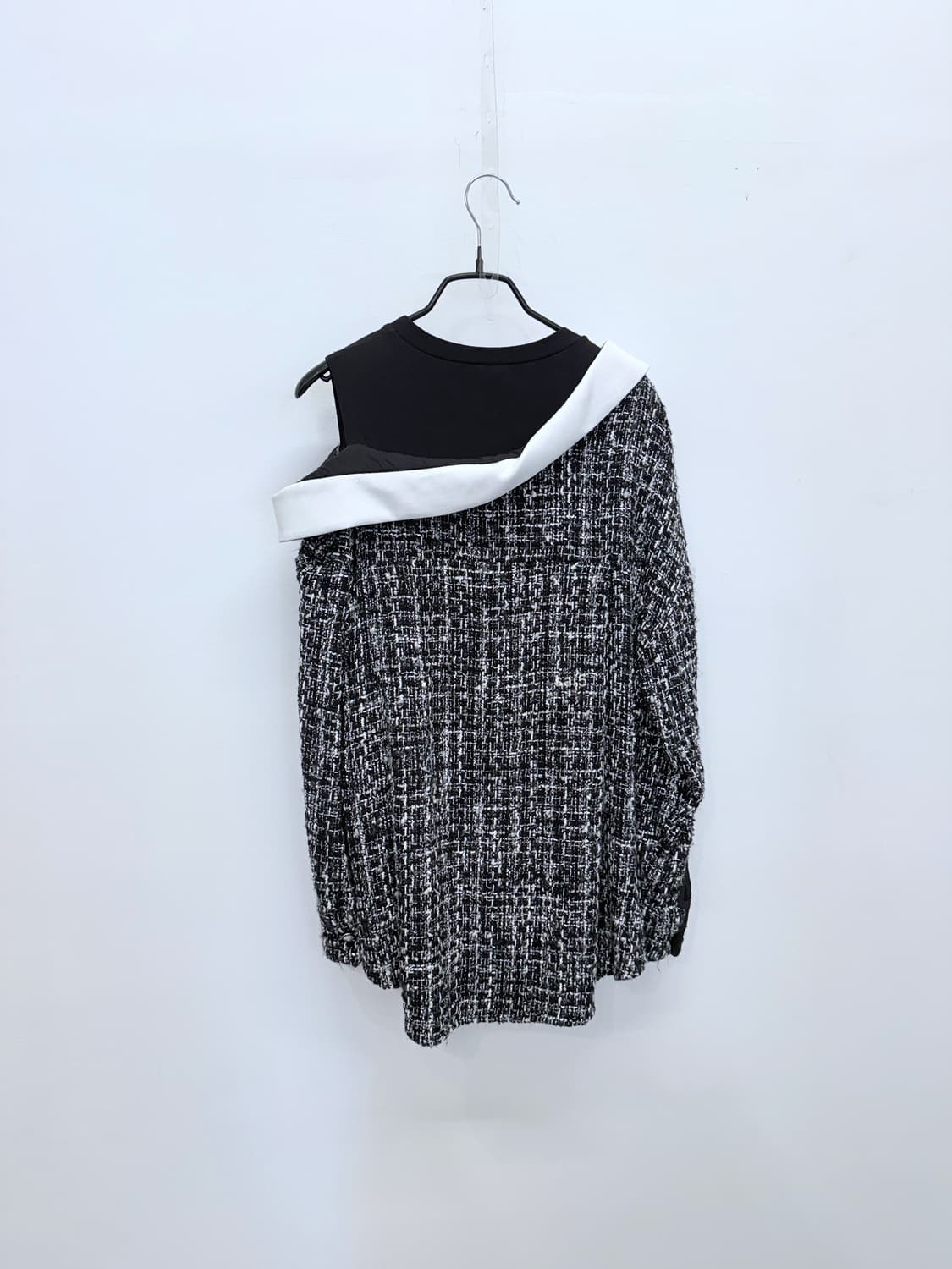 마쥬 트위드 오프숄더 블라우스 상품이미지2