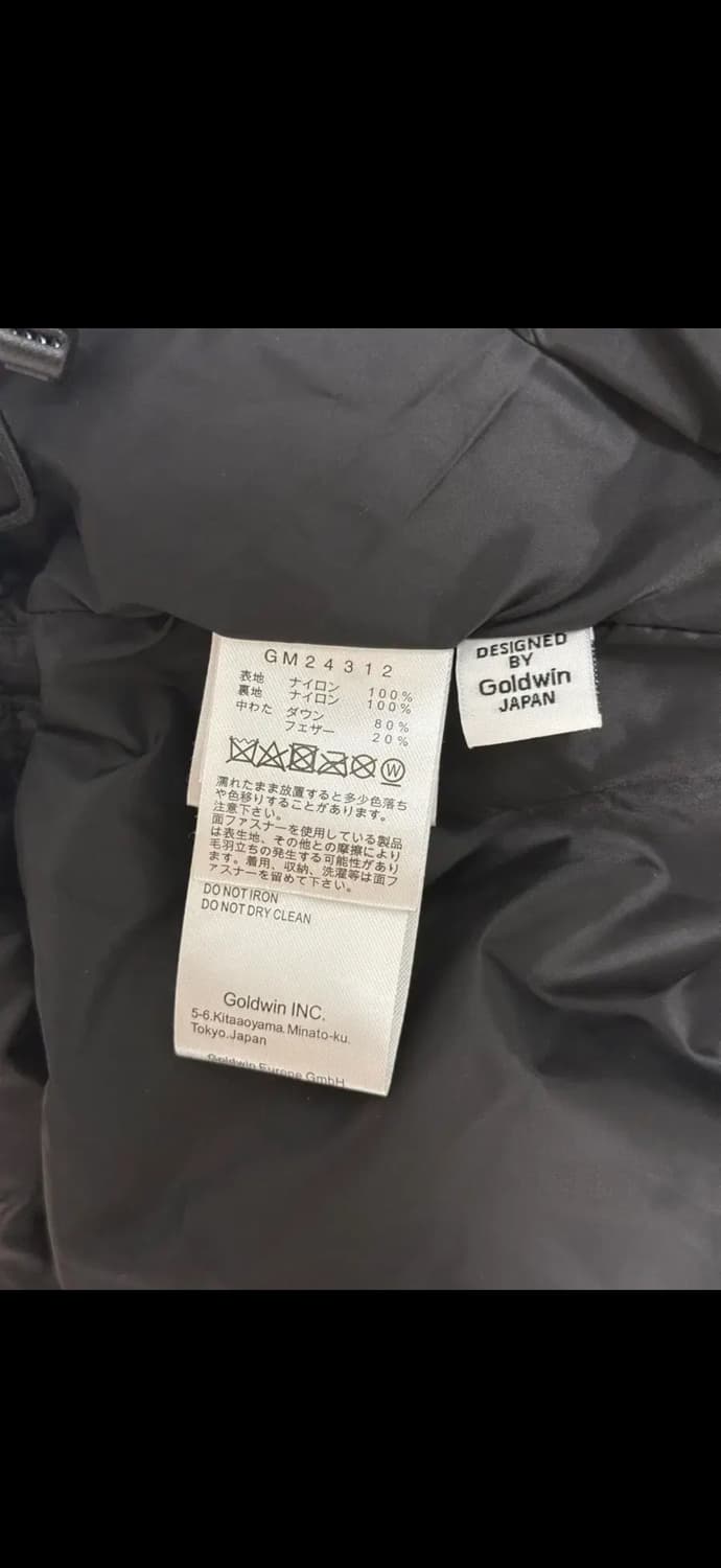 골드윈 퍼텍스 퀀텀 블랙 24fw 5사이즈 상품이미지3