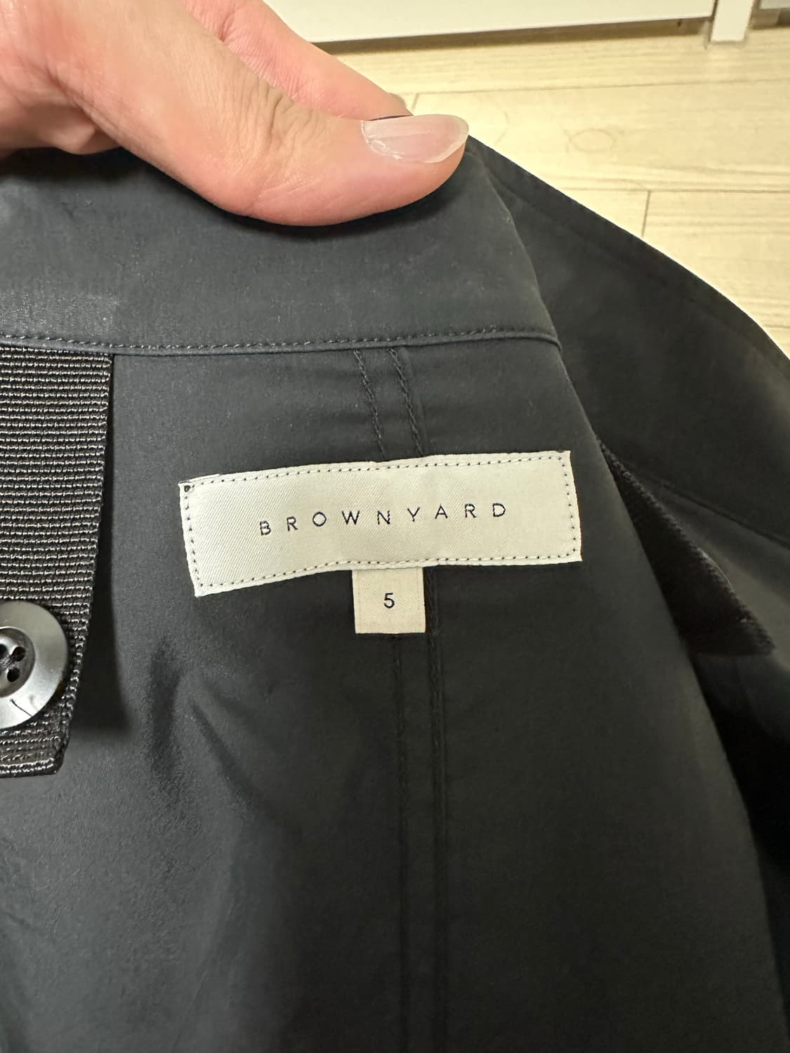 브라운야드 에센셜 숏자켓 (블랙) 5사이즈 판매 상품이미지6