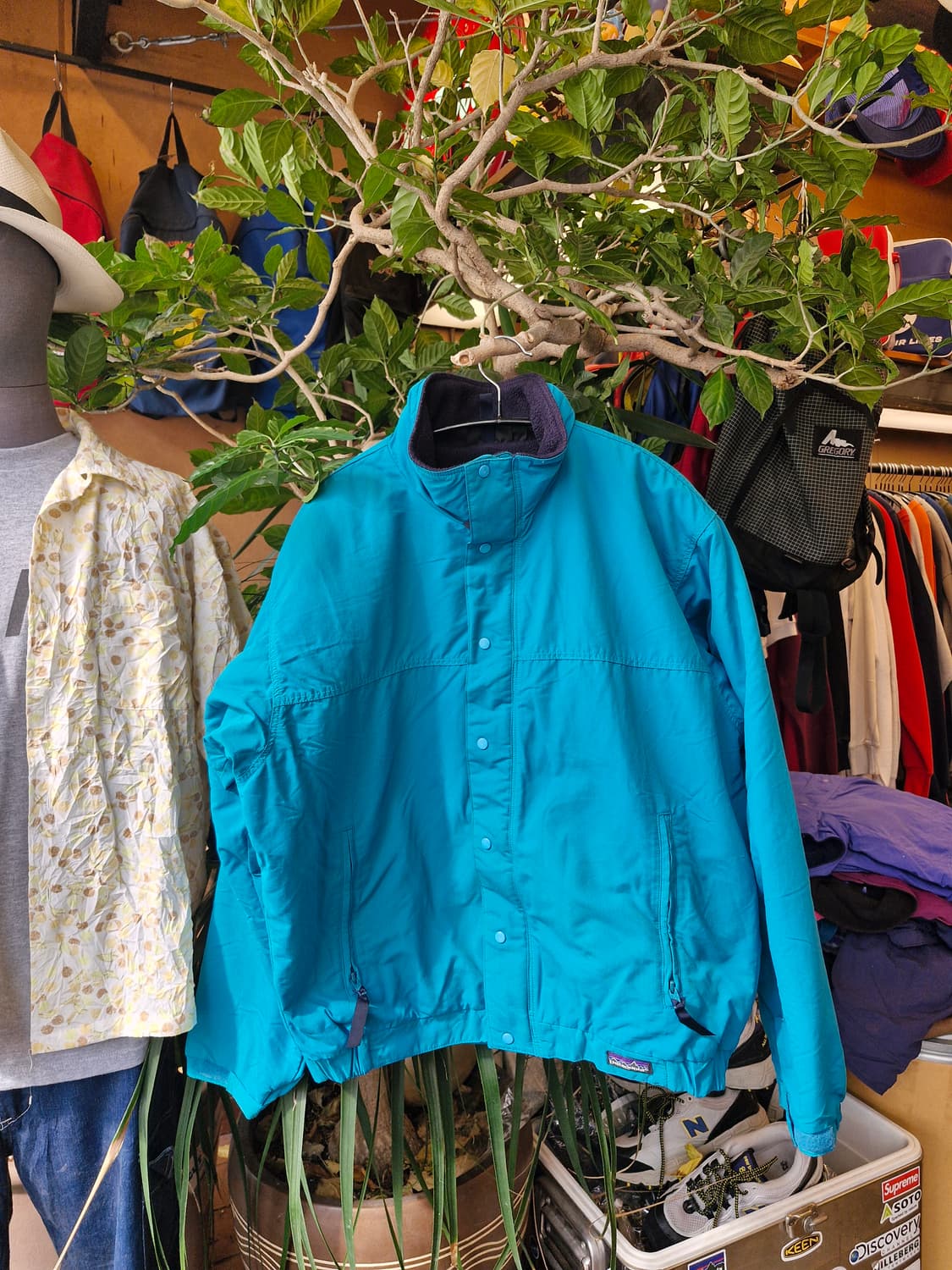 Z-492 파타고니아 스키 파카 쉘드 신칠라 웜업 봄버 자켓  상품이미지1