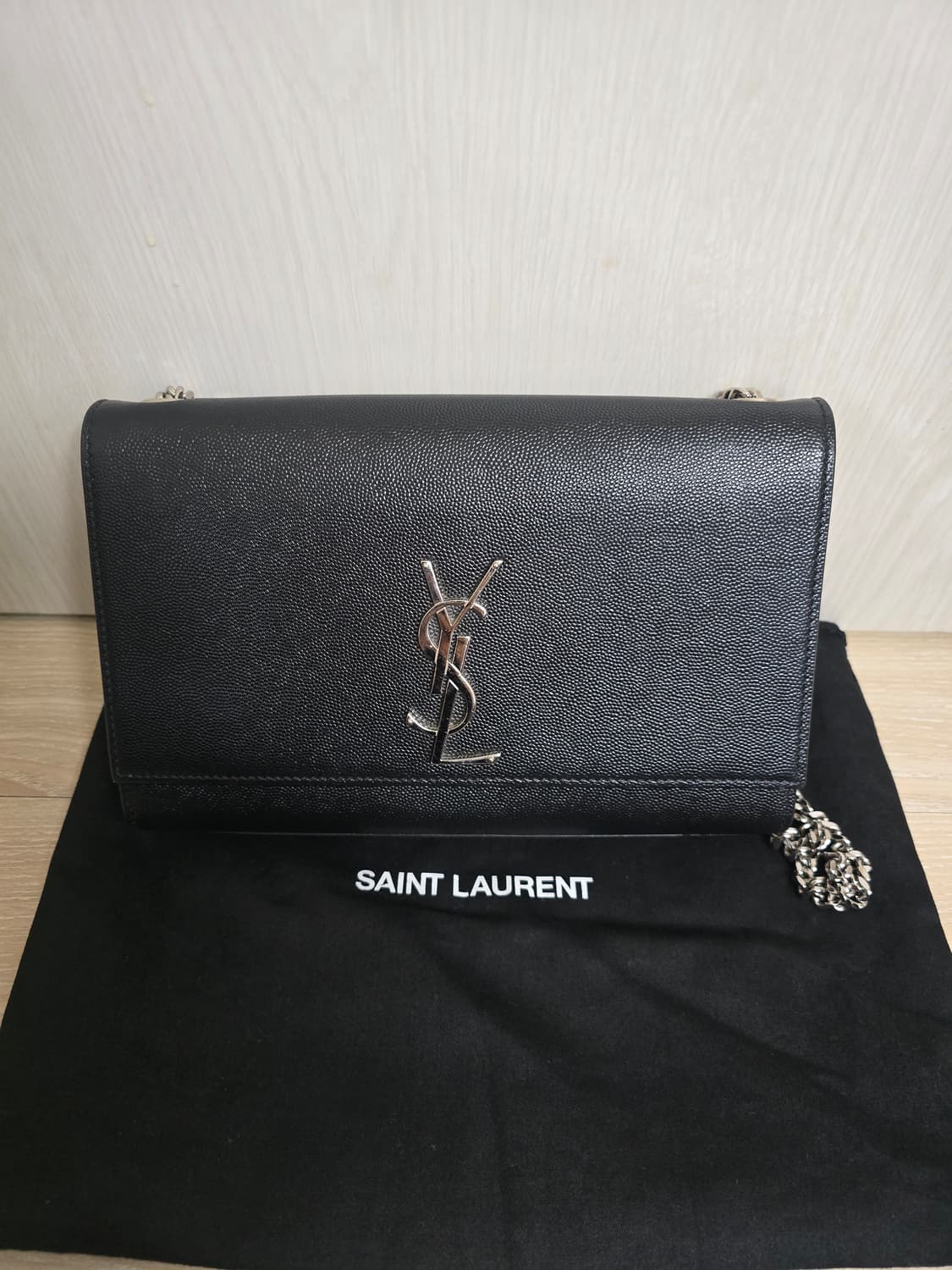 생로랑 은장 케이트백 샤첼백 상품이미지1