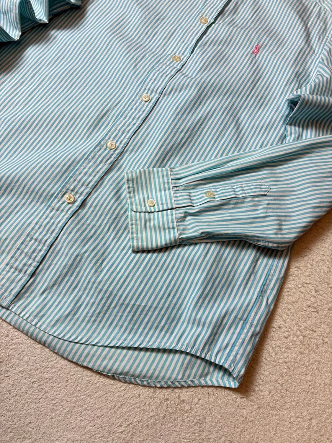 폴로 랄프로렌 핑크 포니 스트라이프 셔츠 PN7366 상품이미지5