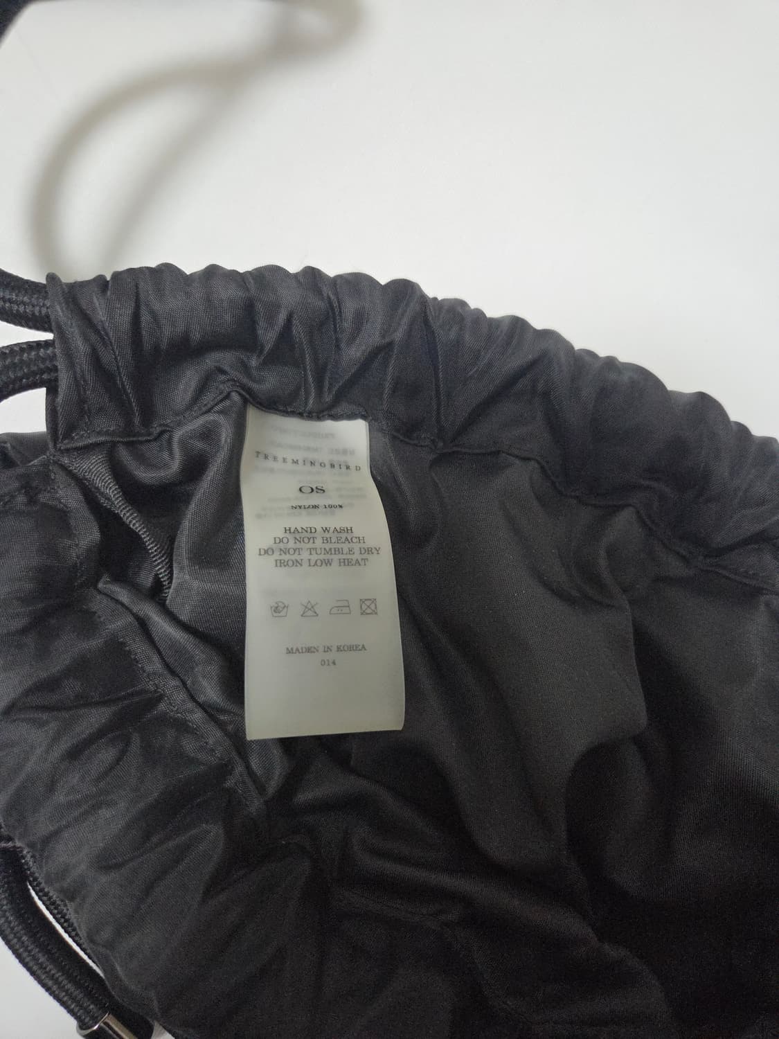 트리밍버드 스트링 백팩 블랙(리뉴얼 버전) 상품이미지2