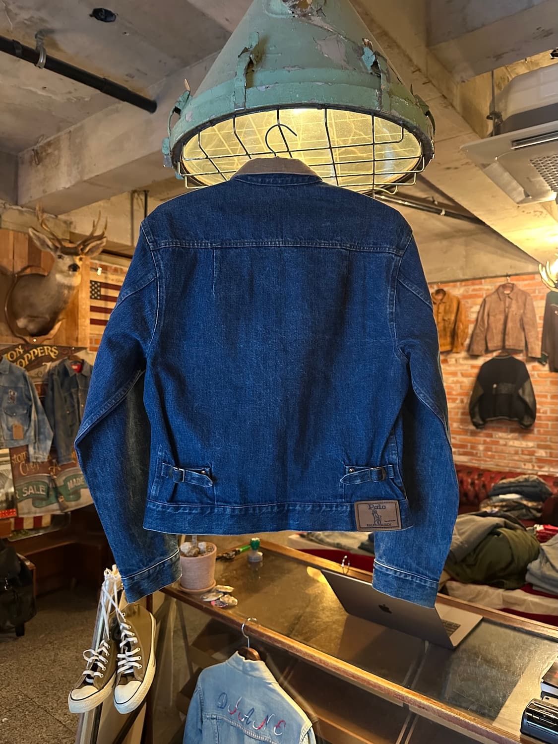 80s USA 빈티지 폴로 랄프로렌 2세대 데님 자켓 상품이미지5