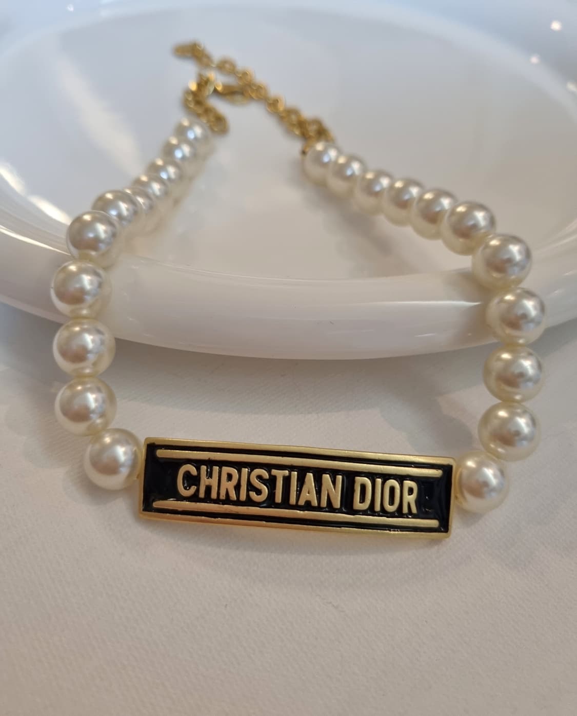디올 업사이클링  진주 목걸이 상품이미지2