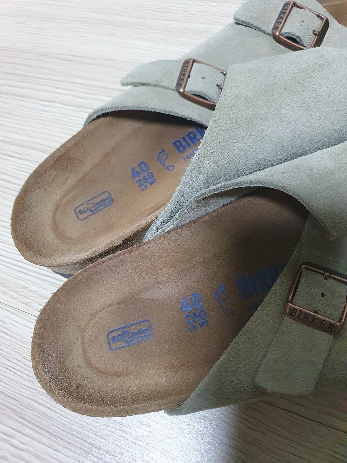 버켄스탁 취리히 슬리퍼 260 상품이미지8