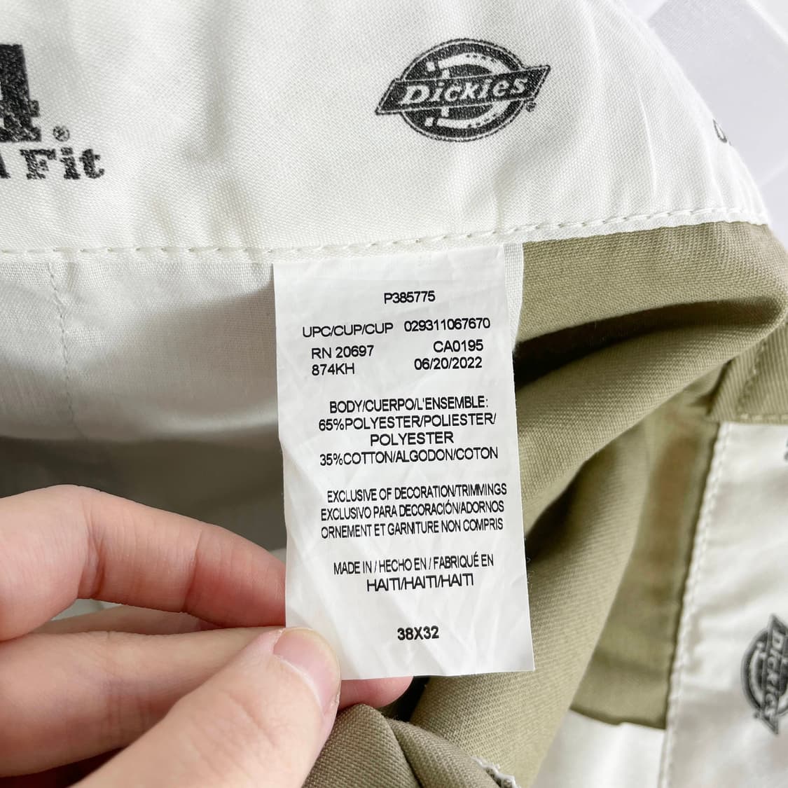 B1 디키즈 오리지널 874 워크팬츠 37사이즈 상품이미지5