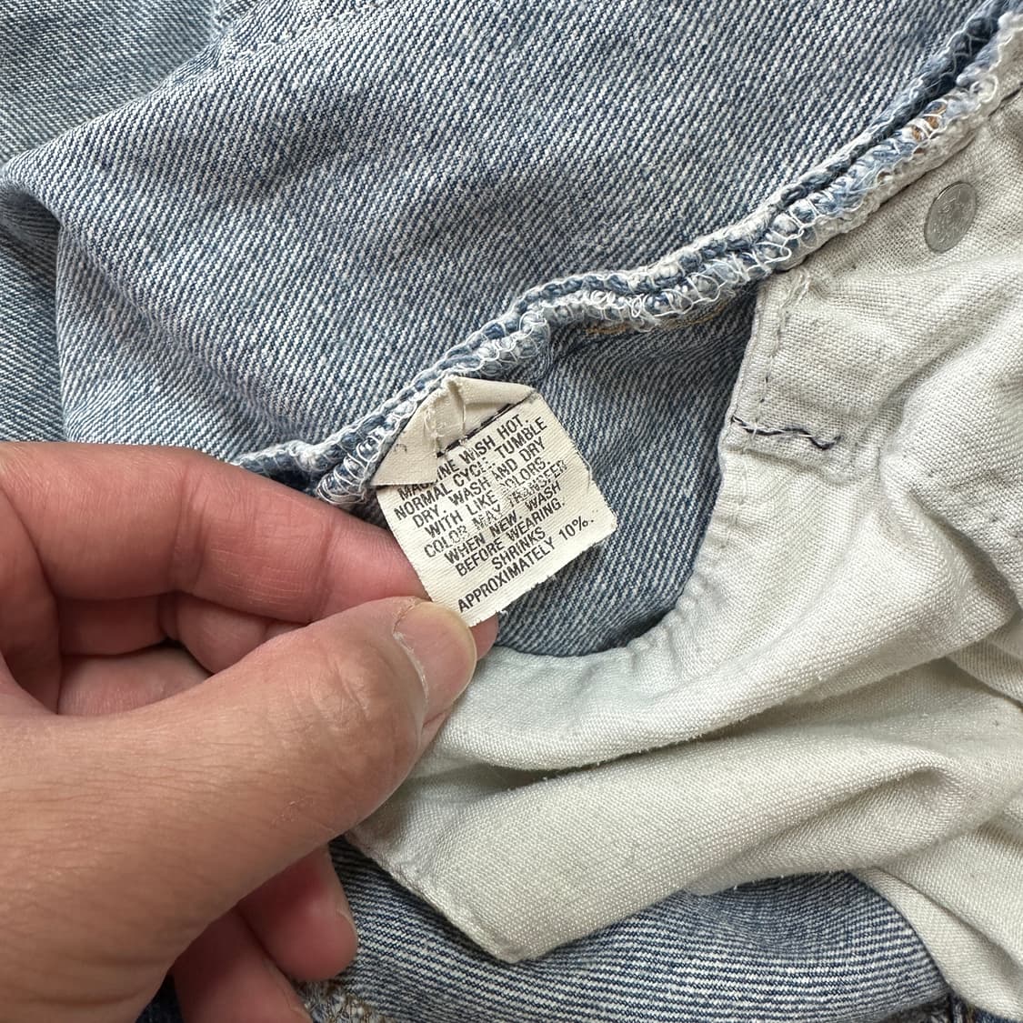 80s USA 리바이스 501 STF 블루 진 데님 팬츠 38 상품이미지8