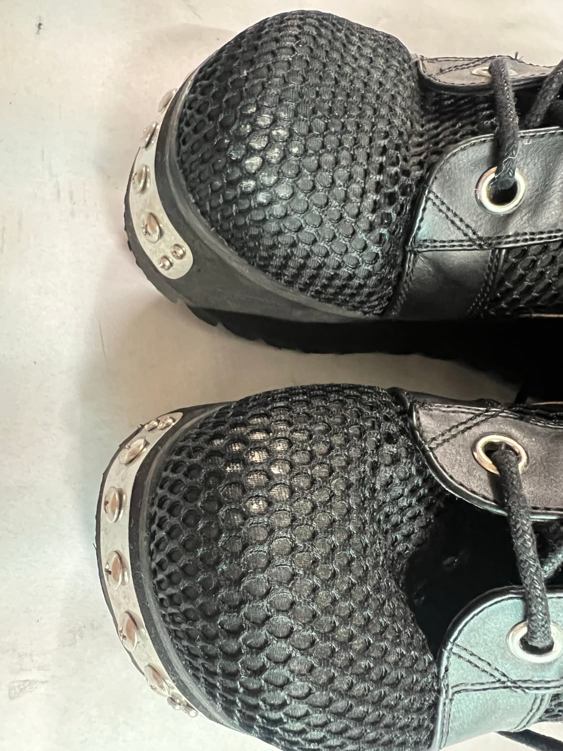 데모니아 아이렛버클 피쉬넷 씬53 하이탑 부츠 상품이미지2