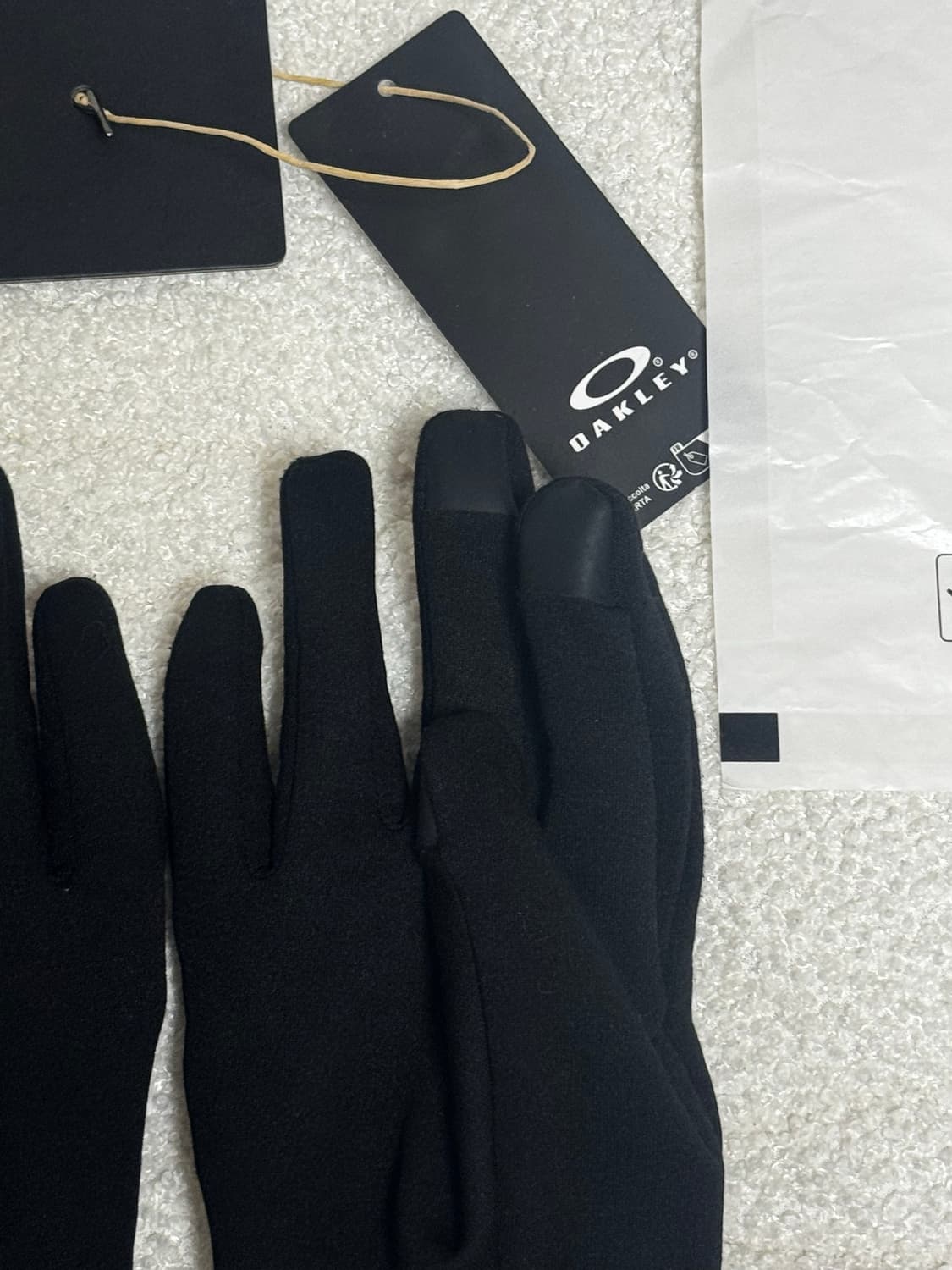 Q 오클리 플리스 장갑 블랙 (스마트폰 터치 0) 상품이미지3