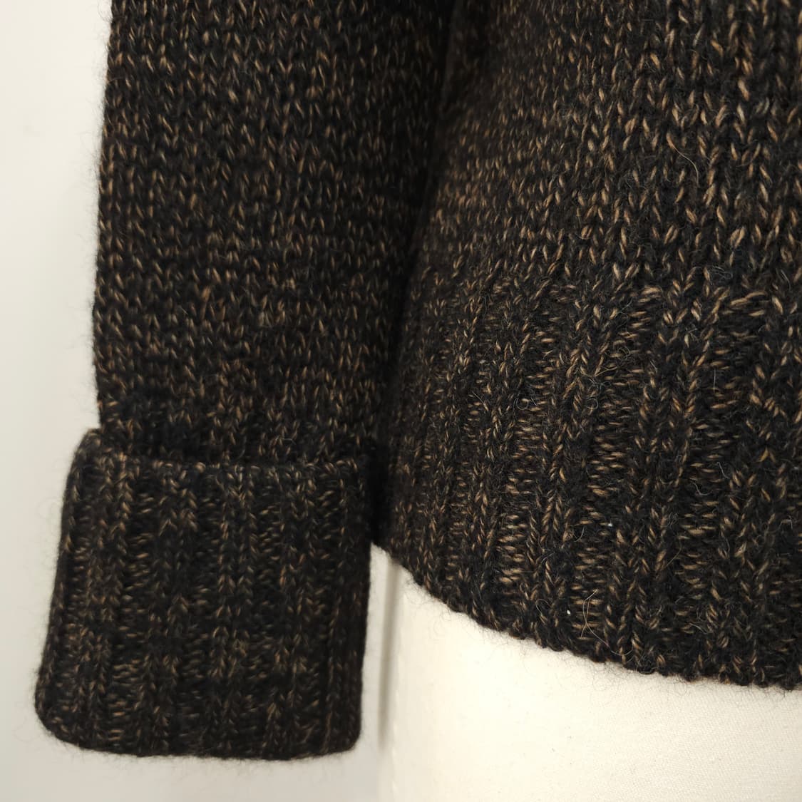 앙고라 모헤어 울 혼방 하이넥 터틀넥 스웨터 일본빈티지 상품이미지7