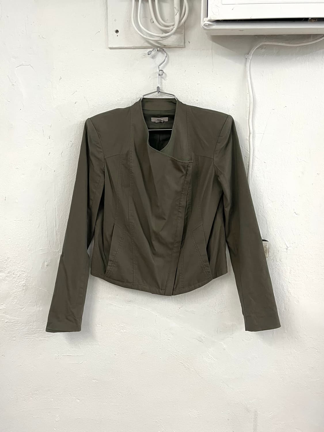 헬무트랭 런웨이 더블 지퍼 밀리터리 모터 자켓 상품이미지1