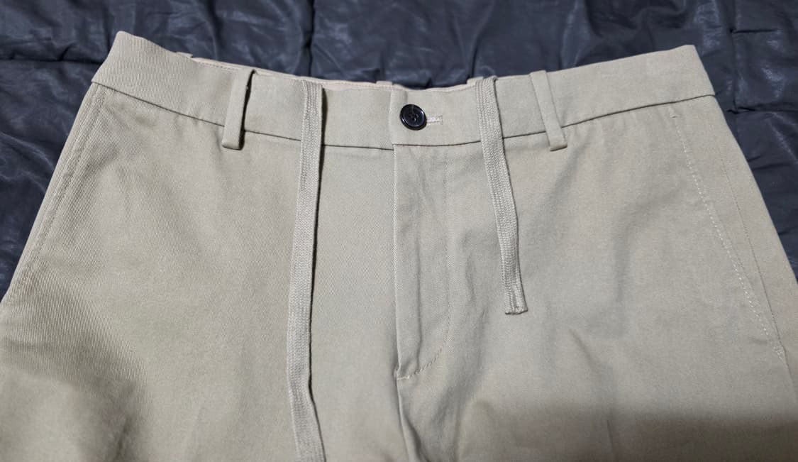 S급 헤지스 피즈(PHIZ) 밴딩 치노 팬츠 (M사이즈 / 카키 베이지) 상품이미지6