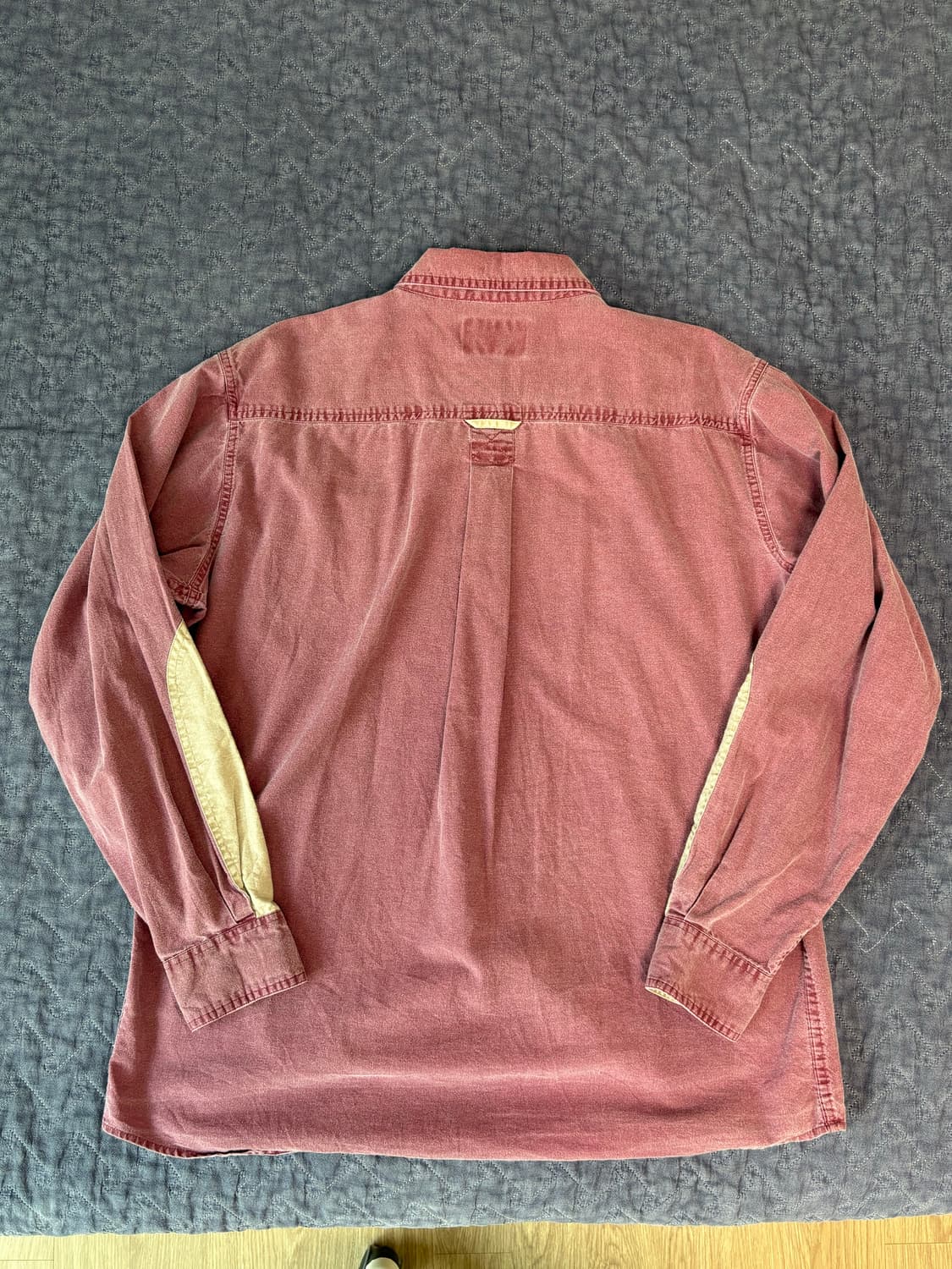 칼하트 워크 셔츠 버건디 상품이미지5