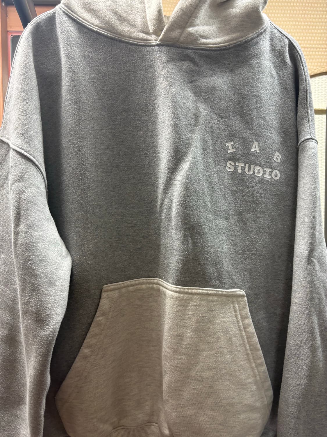 Iab 후드티 듀얼 그레이 상품이미지1