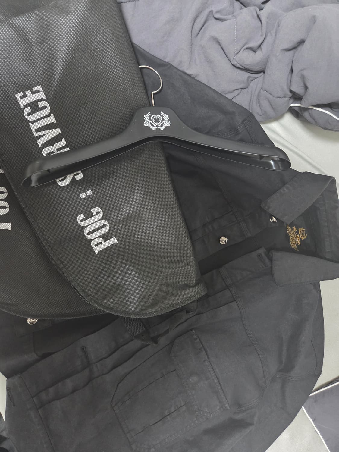 Pog service 코팅트러커 자켓 2사이즈 상품이미지1