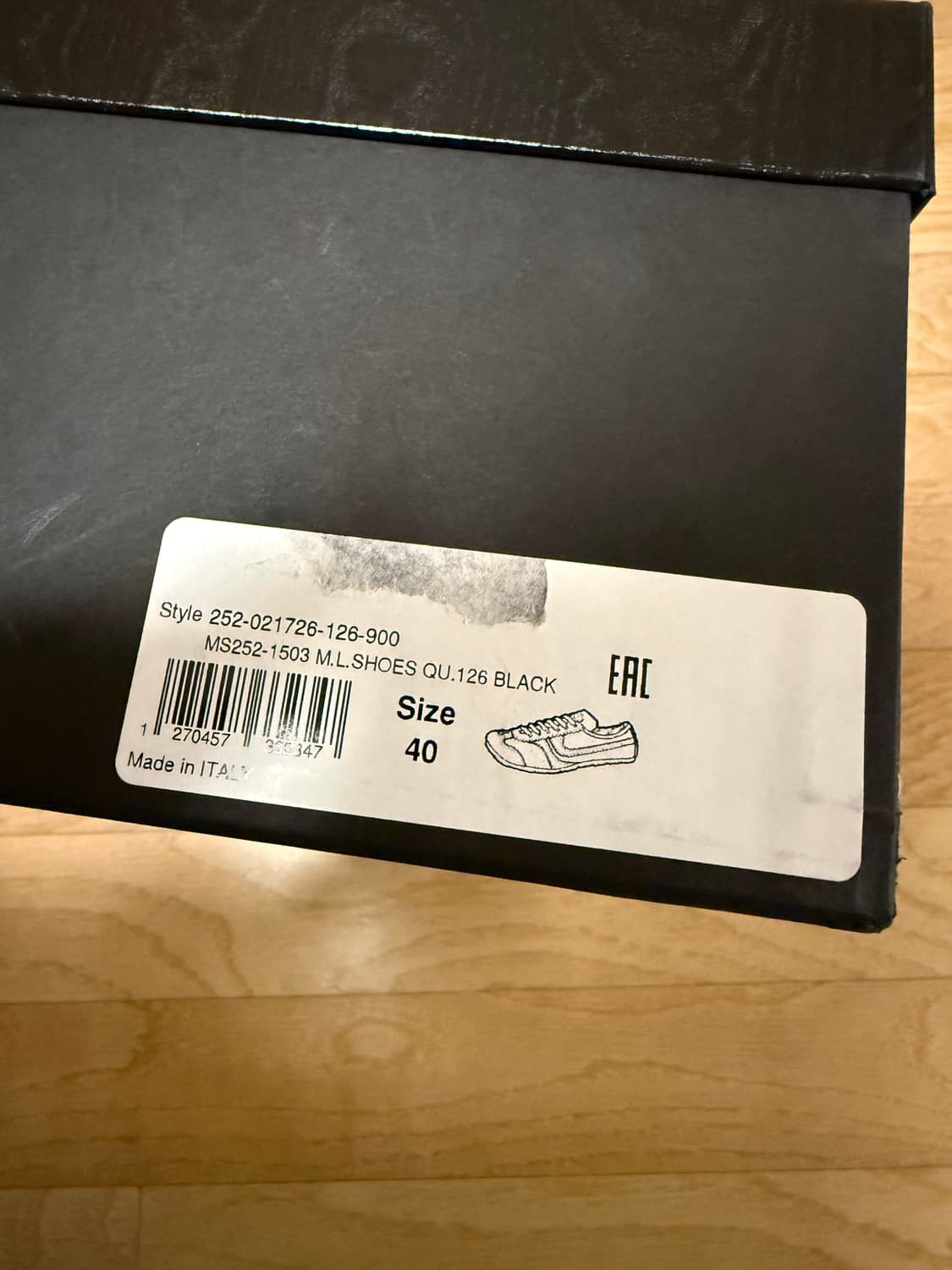 [40] 드리스 반 노튼 마라톤 스니커즈 블랙 상품이미지6