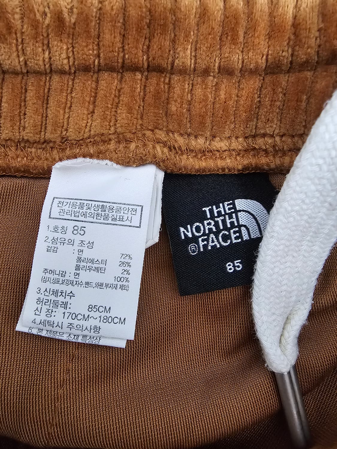 노스페이스 코듀로이 조거팬츠 85 30-32 상품이미지3