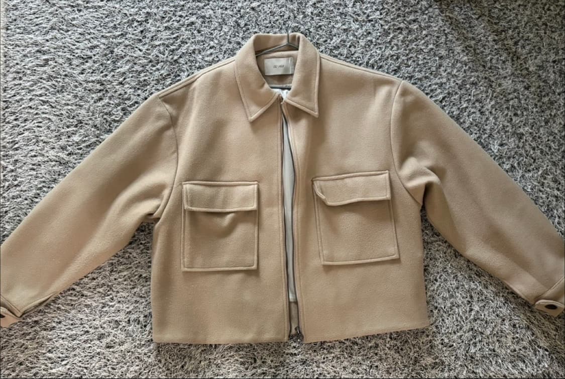 베이지 숏코트 상품이미지1