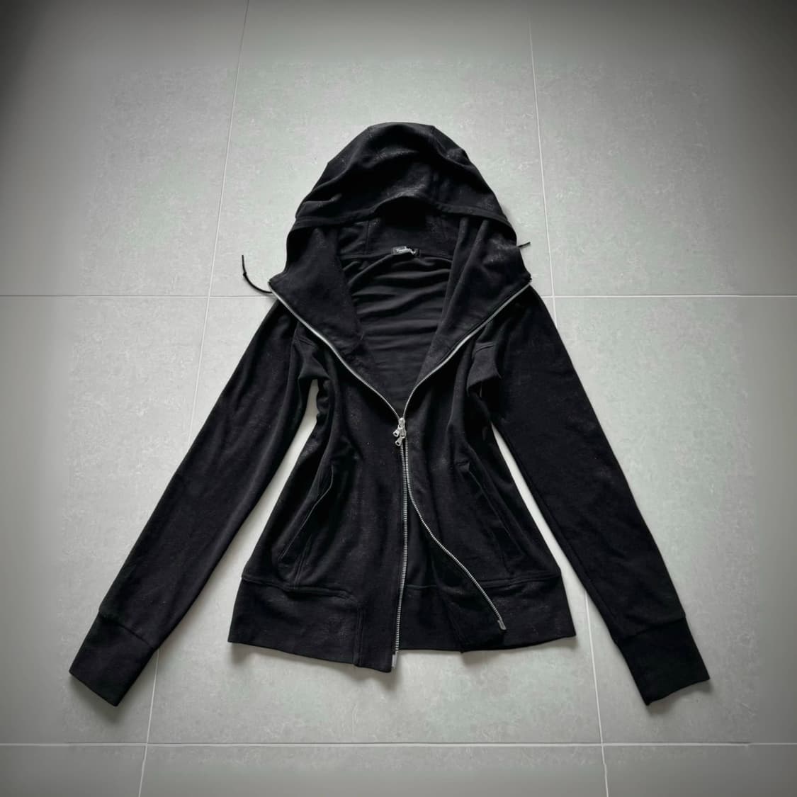 Tornado Mart 워싱 하이넥 드레이프 워싱 투웨이 후드집업 락시크 상품이미지2