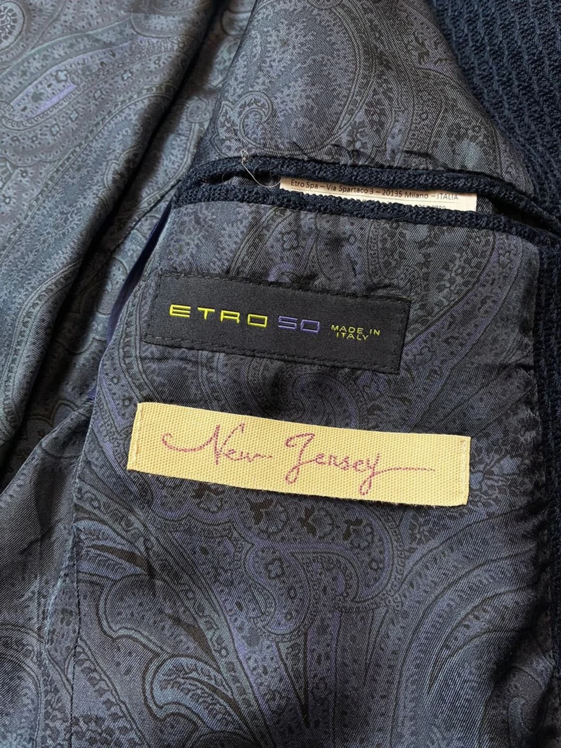 에트로 뉴저지 코튼 블레이저 자켓 PN6931 상품이미지8