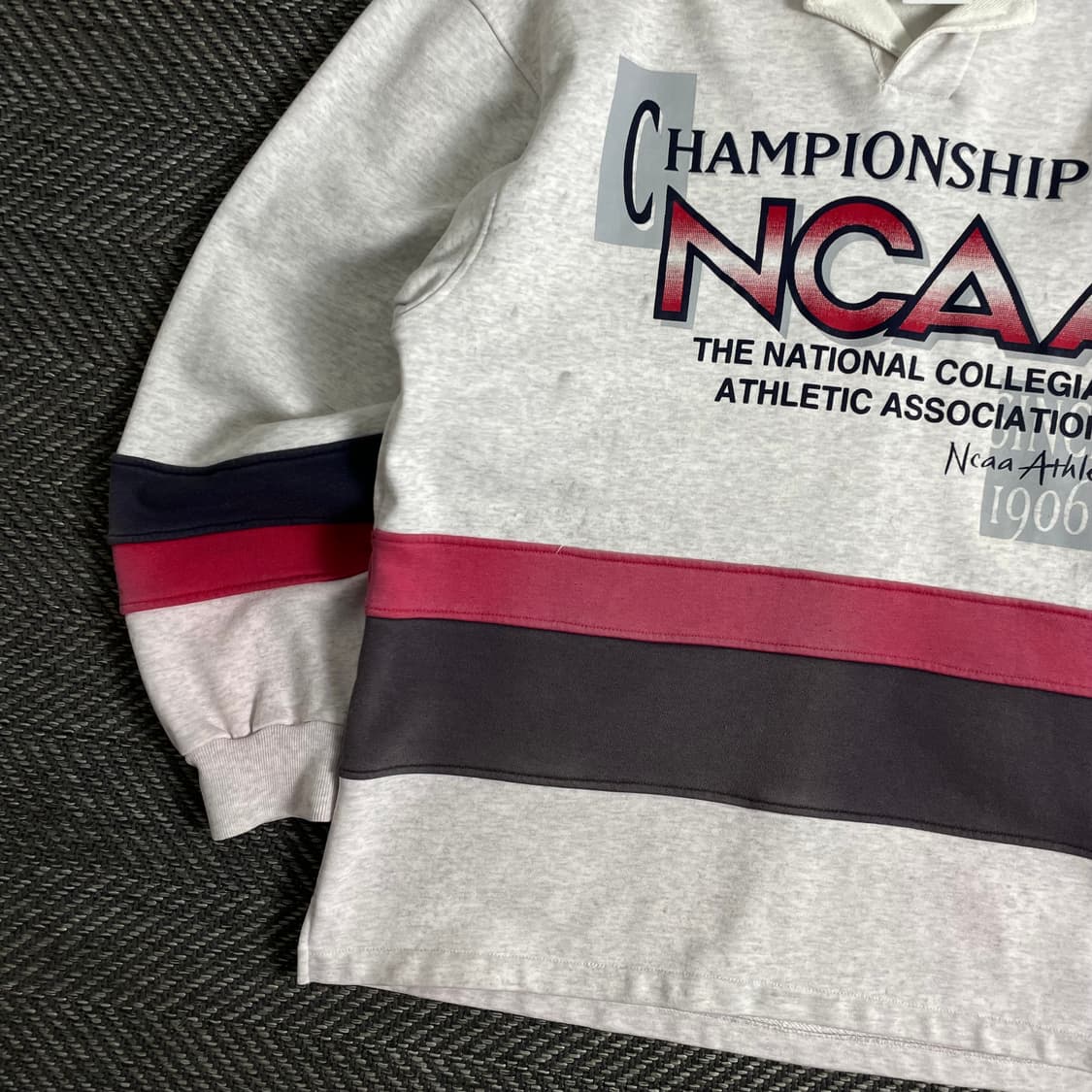 USA NCAA 빅로고 박시핏 럭비 티셔츠o 3179 상품이미지3