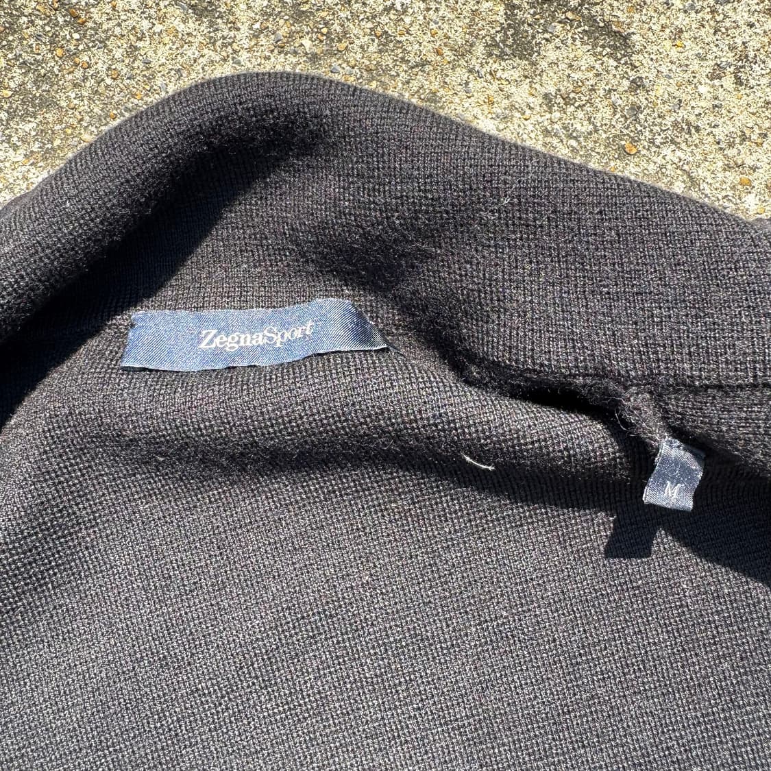 [L] 00s Zegna Sport 제냐스포츠 니트 집업 상품이미지8