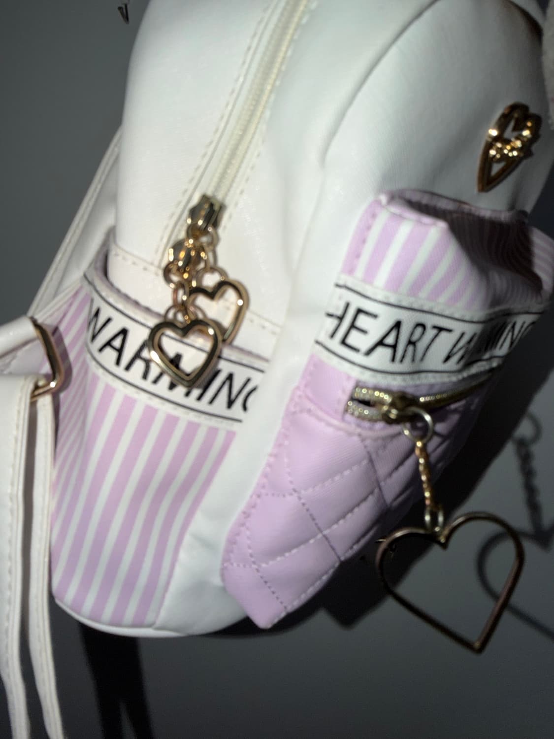 빈티지 하트 미니 백팩 상품이미지2