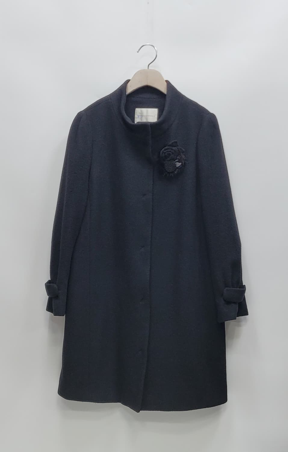 GIVY 기비 울 하프 코트 /  여 67호(88-92-165) 블랙
 상품이미지1